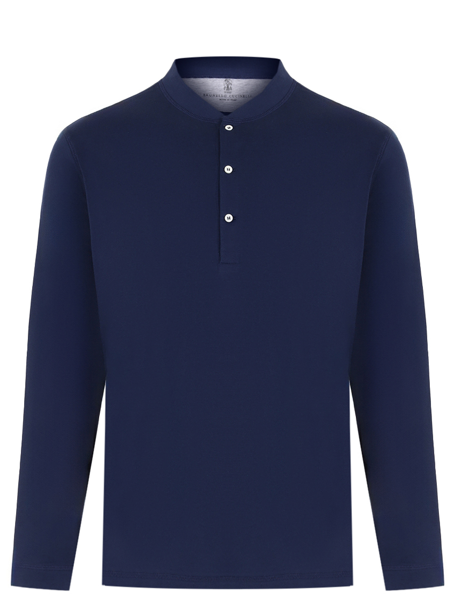 Поло хлопковое BRUNELLO CUCINELLI M0B131365 C9695