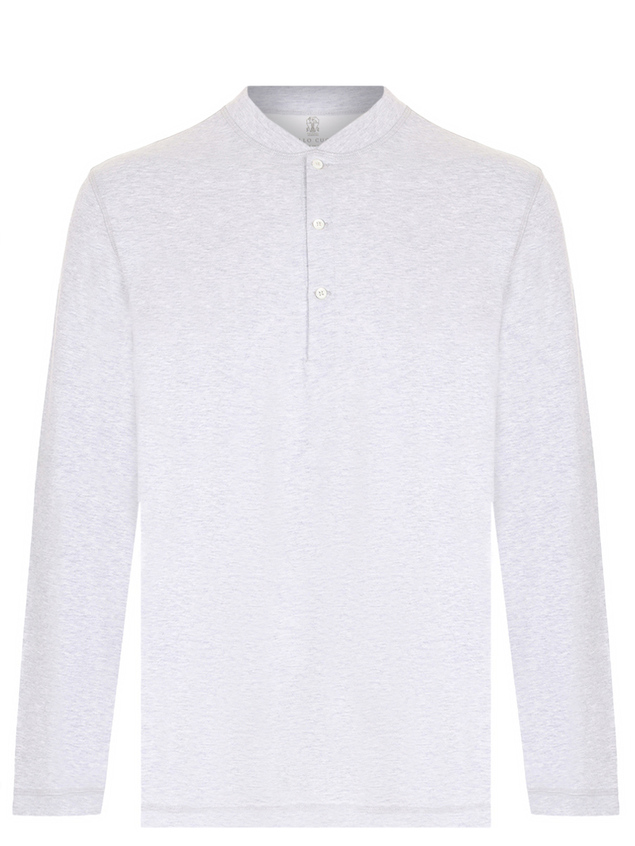 Поло хлопковое BRUNELLO CUCINELLI M0B131365 C8080