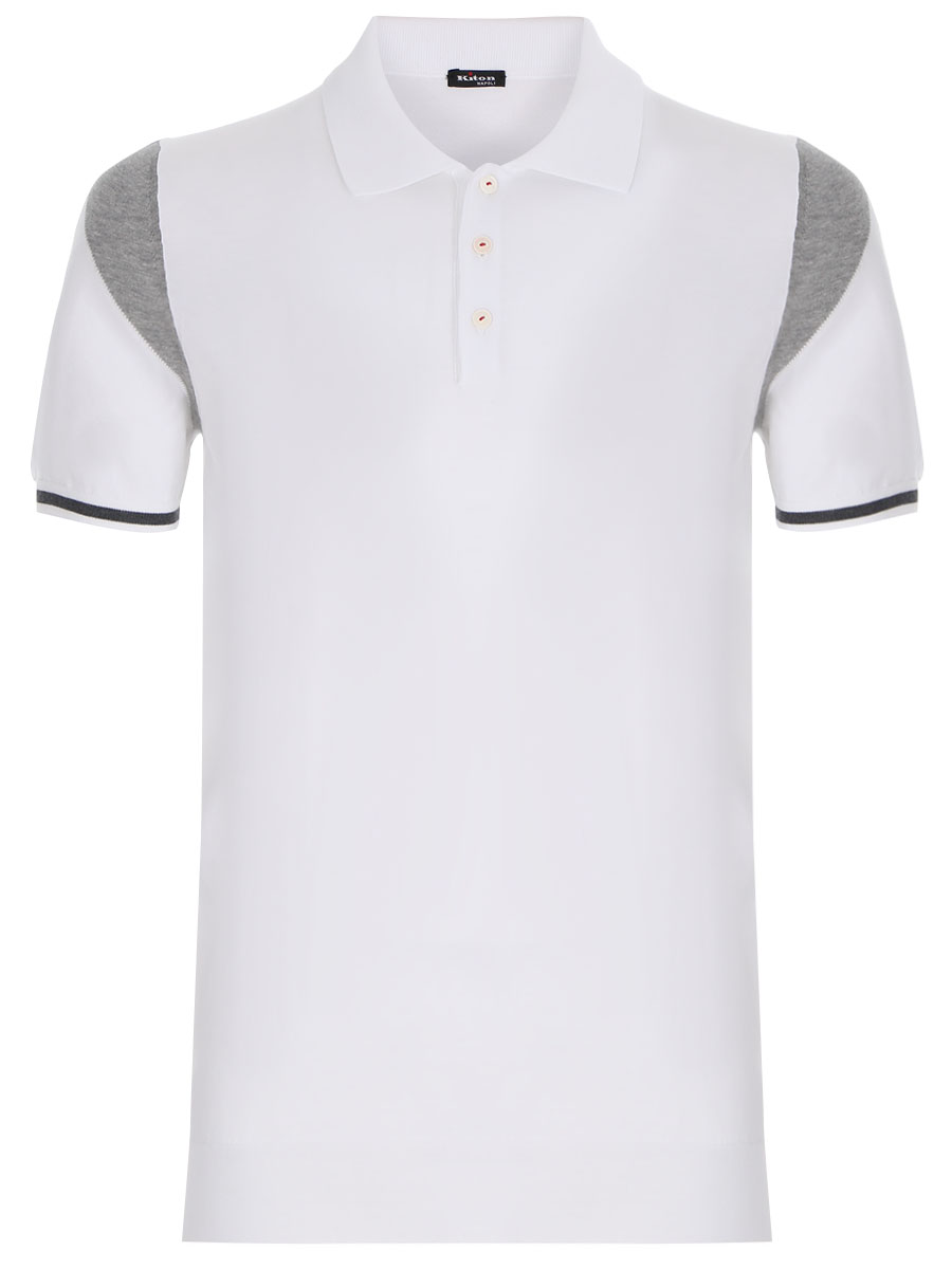 Поло хлопковое KITON UK1352E22V220003