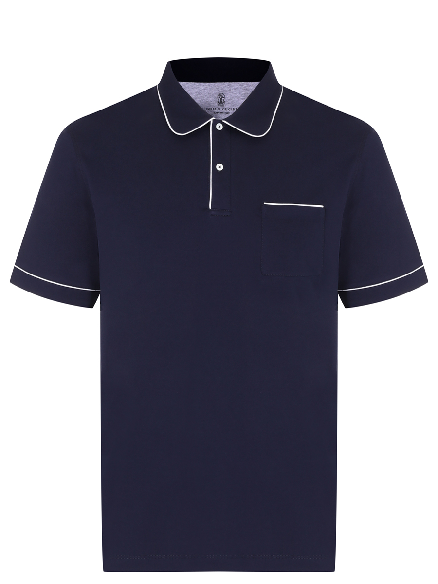 Поло хлопковое BRUNELLO CUCINELLI M0B133927 CW283