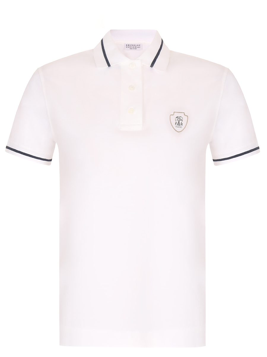 Поло хлопковое BRUNELLO CUCINELLI M0T81VD125 CSD82