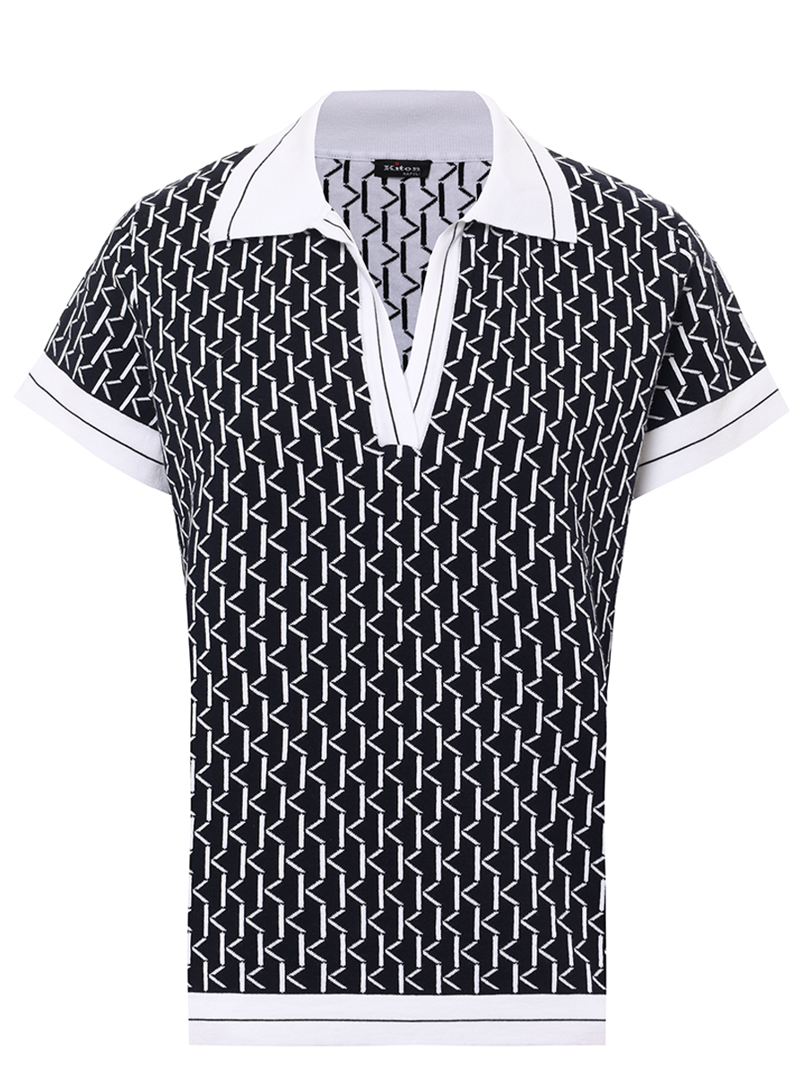Поло хлопковое KITON D59778 K0954F01