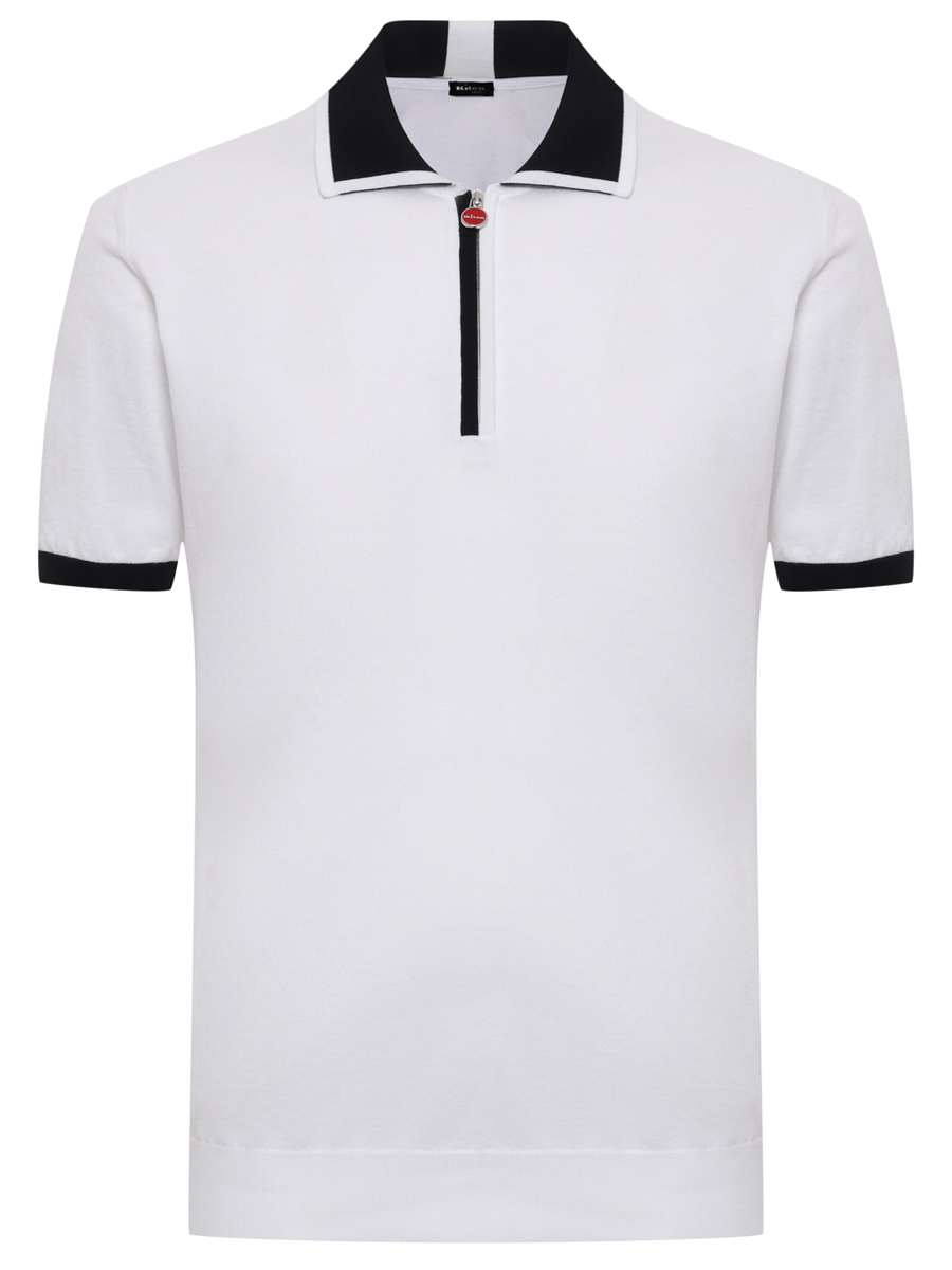 Поло хлопковое KITON UMK0571V110A004