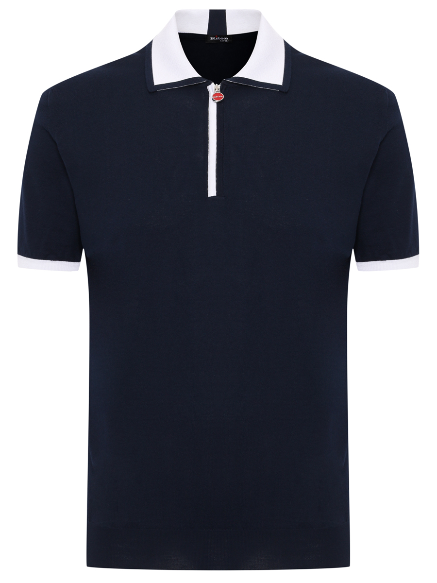 Поло хлопковое KITON UMK0571V111A002