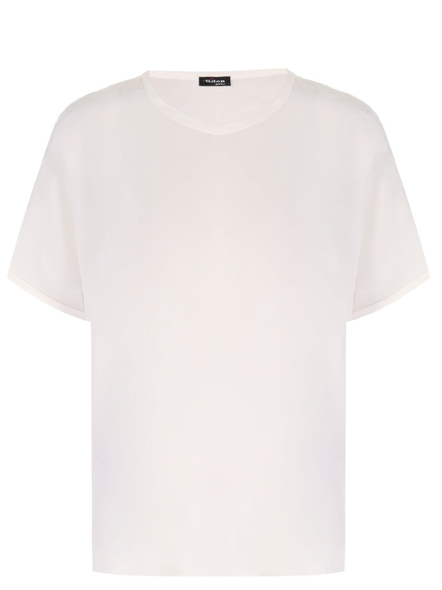 Блуза шелковая KITON D55401K0597A29001