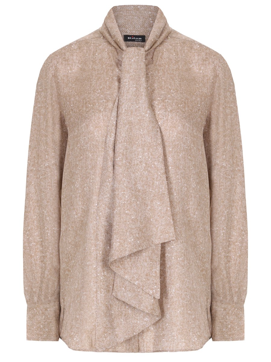 Блуза шелковая KITON D38455K0531E05000