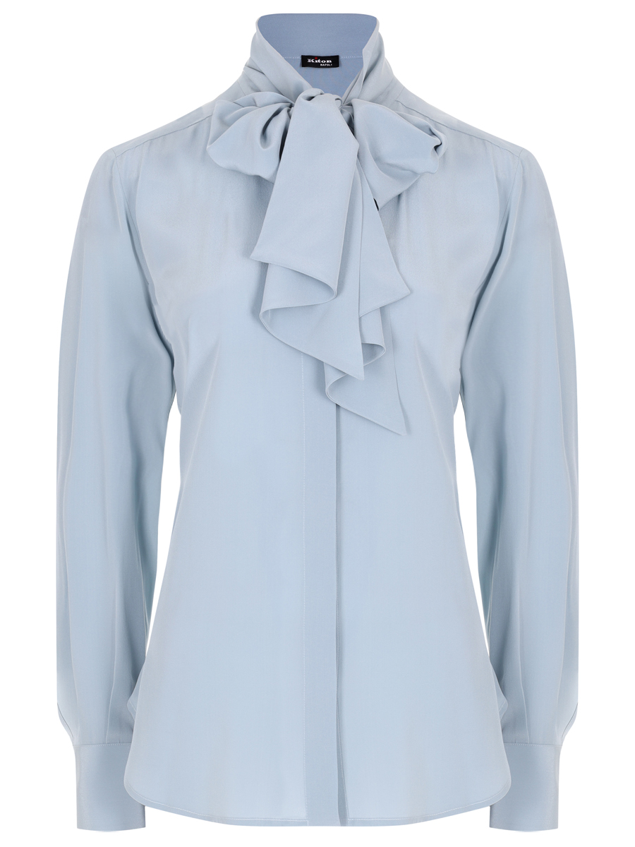 Блуза шелковая KITON D38455K0597A25002
