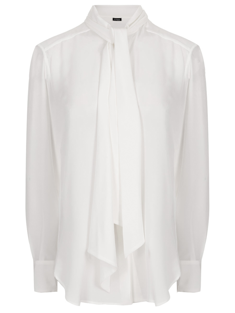 Блуза шелковая KITON D38455K0597A29003
