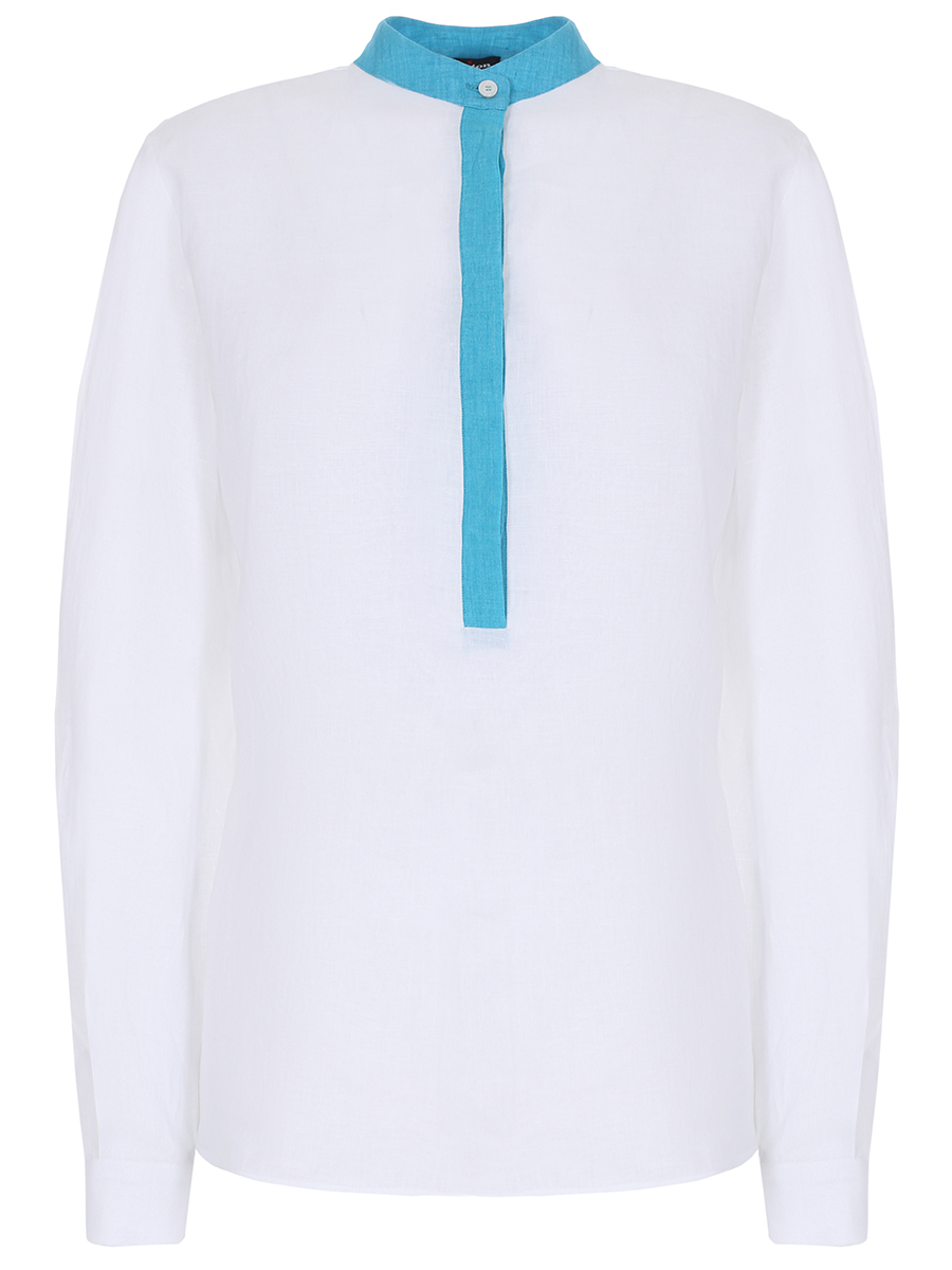 Блуза льняная KITON D49412H0694001 001