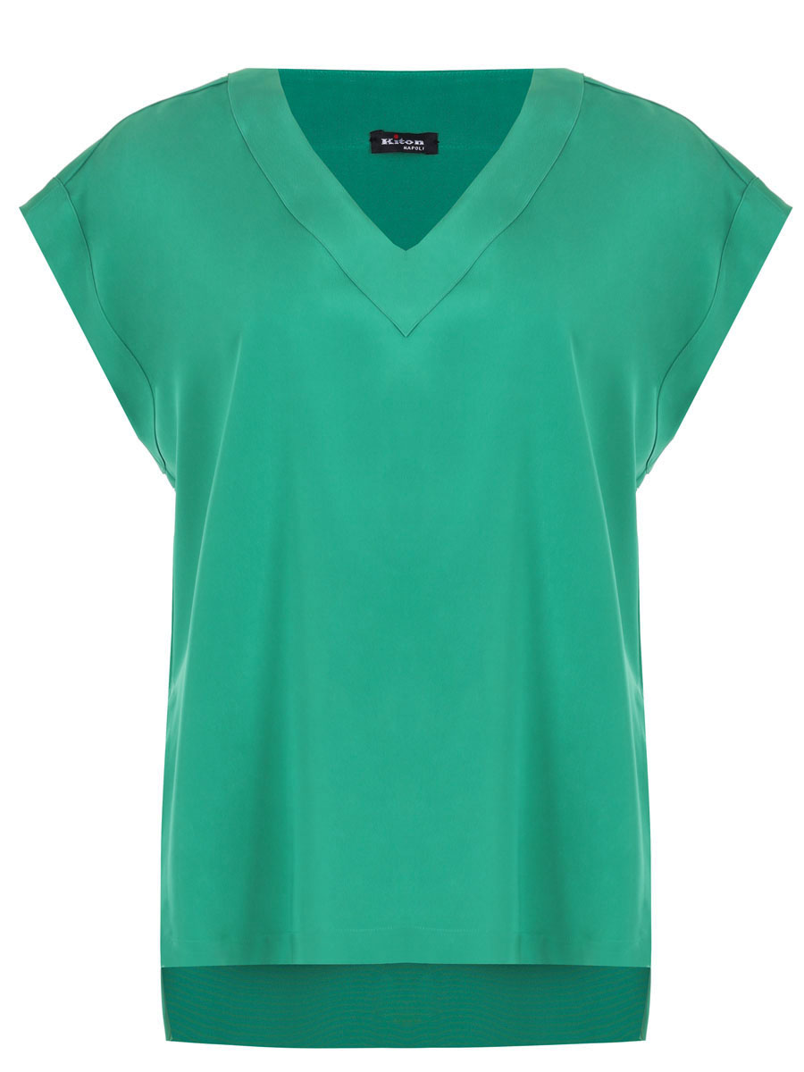 Блуза шелковая KITON D53423K0977A0600F