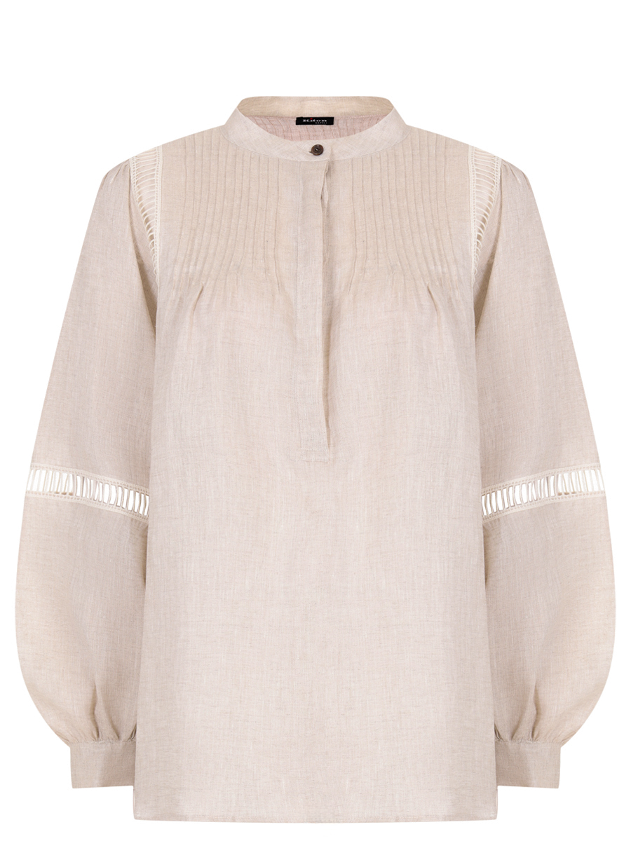Блуза льняная KITON D57459H063881100