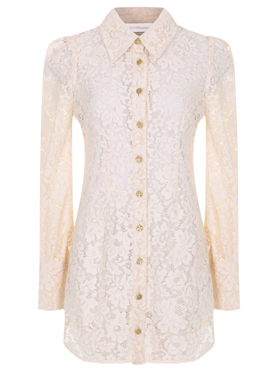 Блуза кружевная ZIMMERMANN 9146TMAT CRM