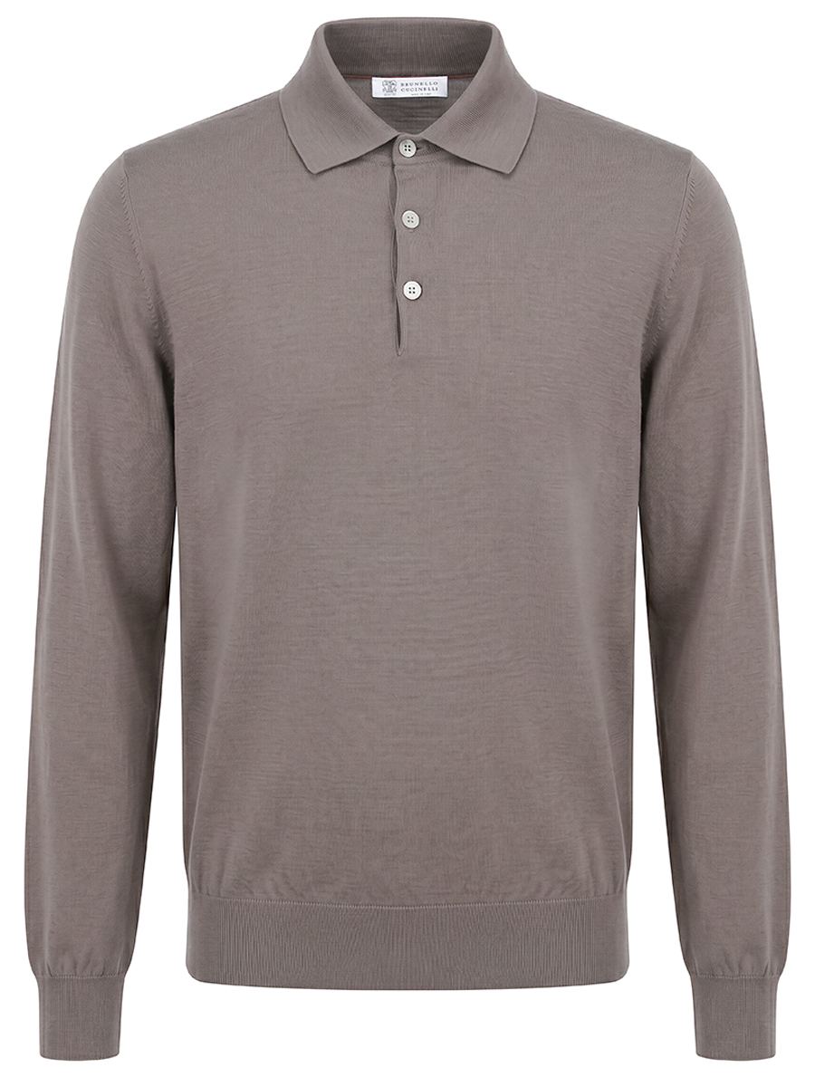 Поло хлопковое BRUNELLO CUCINELLI M29800135 CLL90