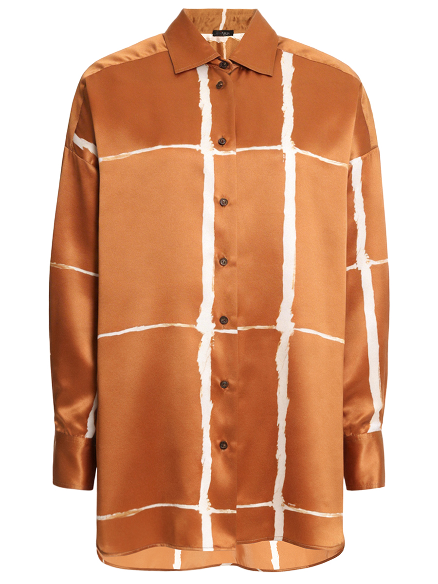 Блуза шелковая KITON D61438K0873G07000
