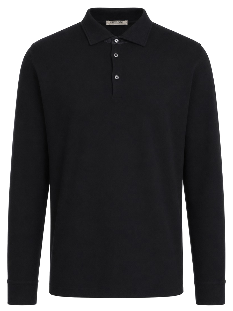 Поло хлопковое FIORONI CASHMERE M19TC1C3 TC16
