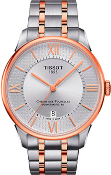 Швейцарские наручные  мужские часы Tissot T099.407.22.038.01. Коллекция Chemin des Tourelles