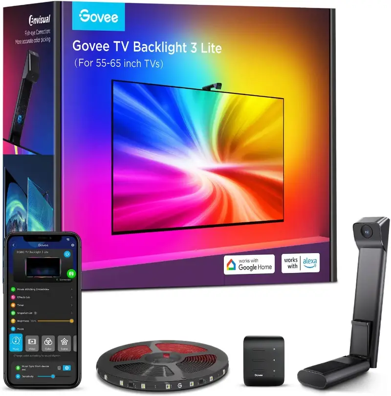 Подсветка для телевизора GOVEE Envisual 3S Smart 55-65" TV LED Backlight Wi-Fi Нет бренда