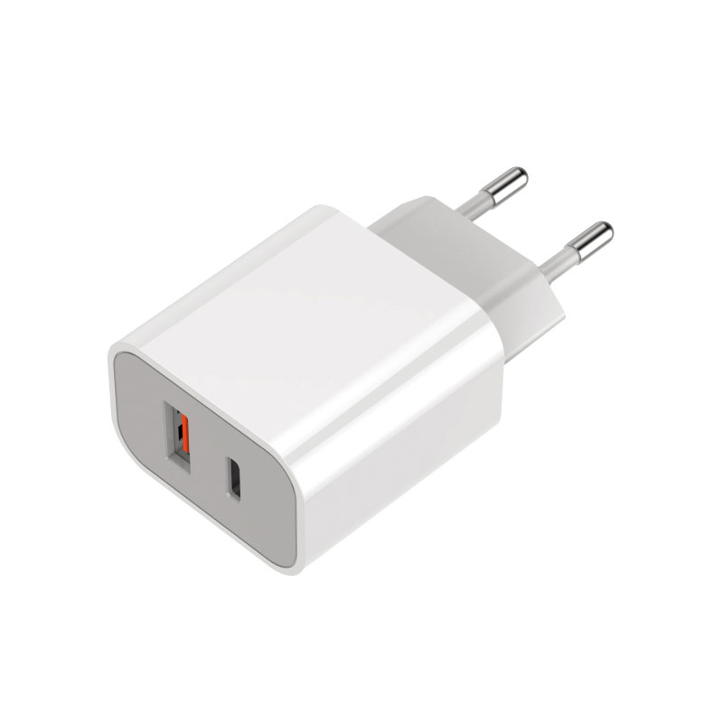Зарядное устройство Red Line Tech USB + Type-C (модель NQC-13), 3A, PD 20W (белый)
