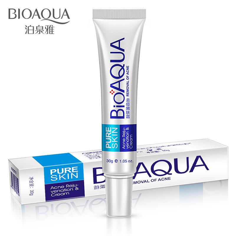 BIOAQUA Крем-гель для удаления шрамов от прыщей, лечение прыщей, отбеливающий крем для лица, контроль масла, уход за кожей с выцветанием темных пятен 30g white Mila Beauty