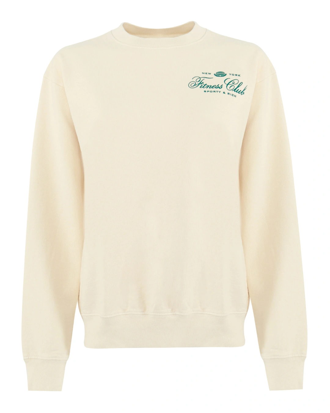 Sporty & Rich свитшот с принтом — размер s / 42 RU Fitness World Crewneck