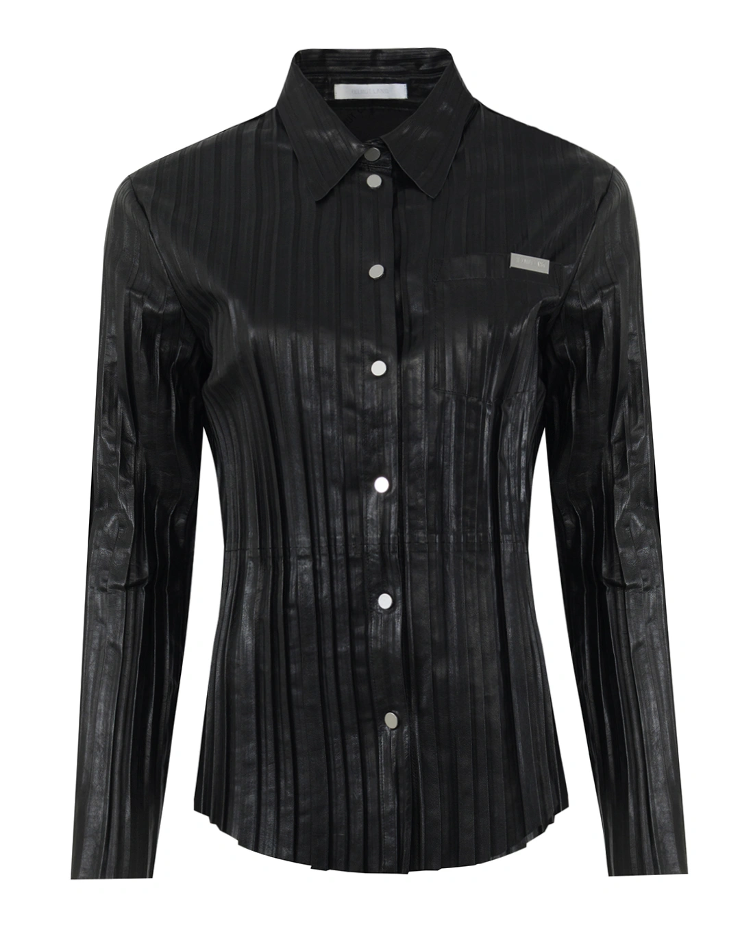HELMUT LANG блуза из натуральной кожи — размер l / 46 RU P02HW501