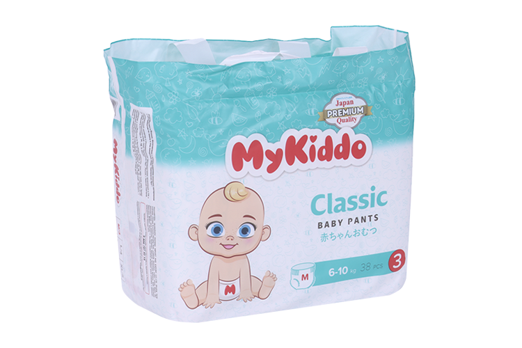 Подгузники-трусики MyKiddo Premium Classic 3 д/детей M (6-10кг), 38 шт Кванчжоу Дафенг Импорт и Экспорт