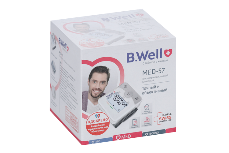 Тонометр автомат B Well Мед-57 Би Велл Свисс АГ/Андон Хэлс Ко Лтд