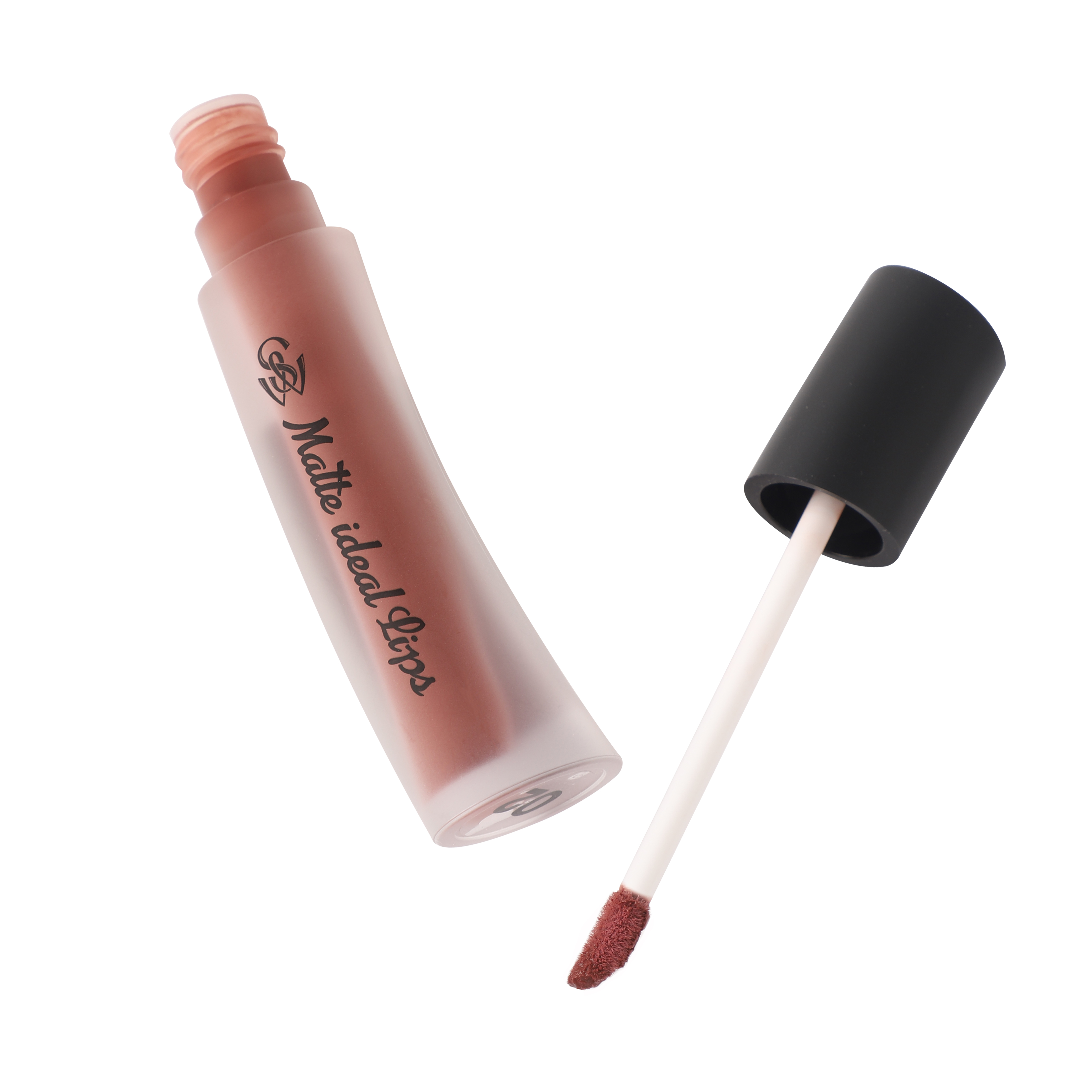 Матовая жидкая помада Matte ideal Lips SHINEWELL, тон 02 (натуральный бежево - розовый), 4 г. ZHEJIANG LIMEI COSMETICS CO., LTD NO.