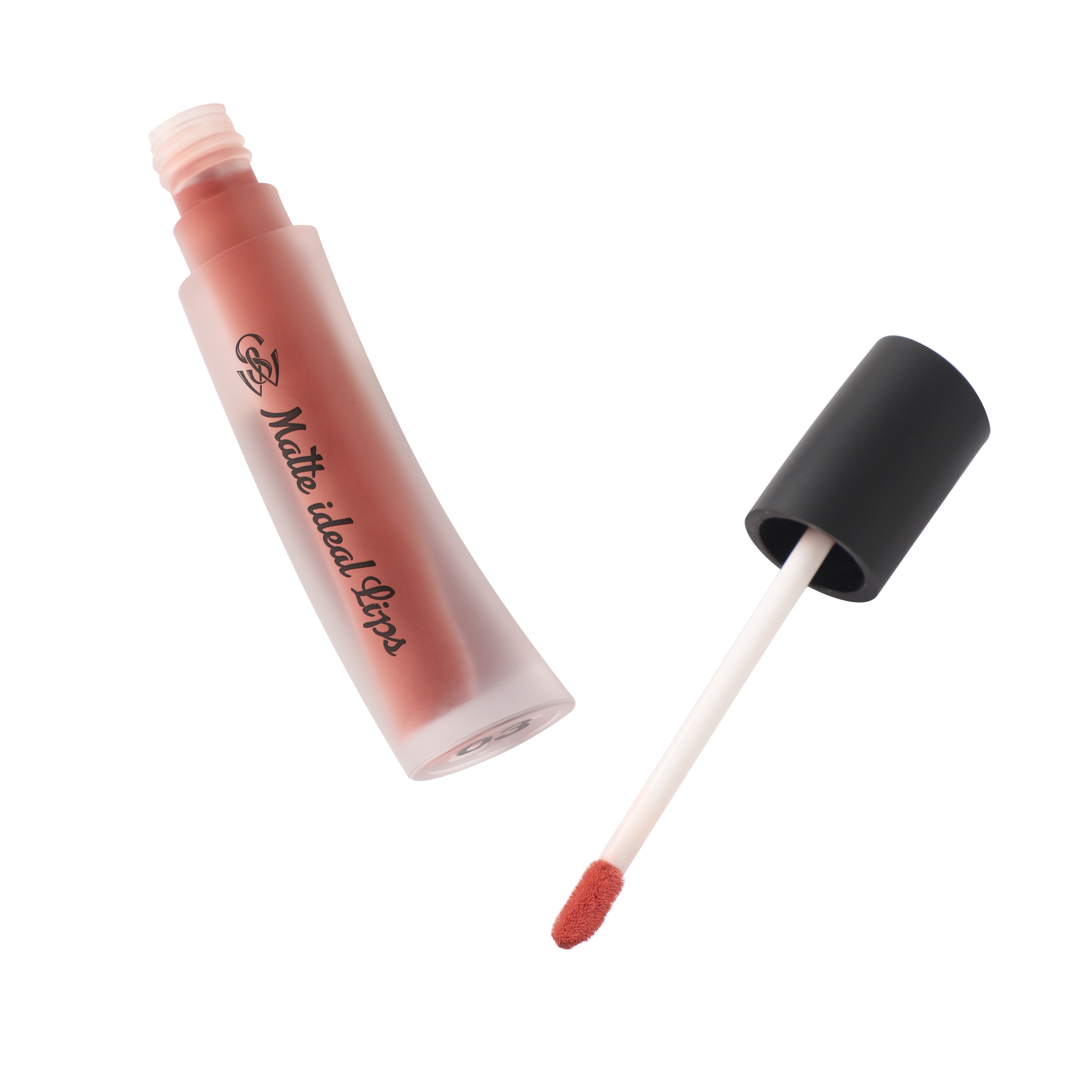 Матовая жидкая помада Matte ideal Lips SHINEWELL, тон 03 (коричневая карамель), 4 г. ZHEJIANG LIMEI COSMETICS CO., LTD NO.