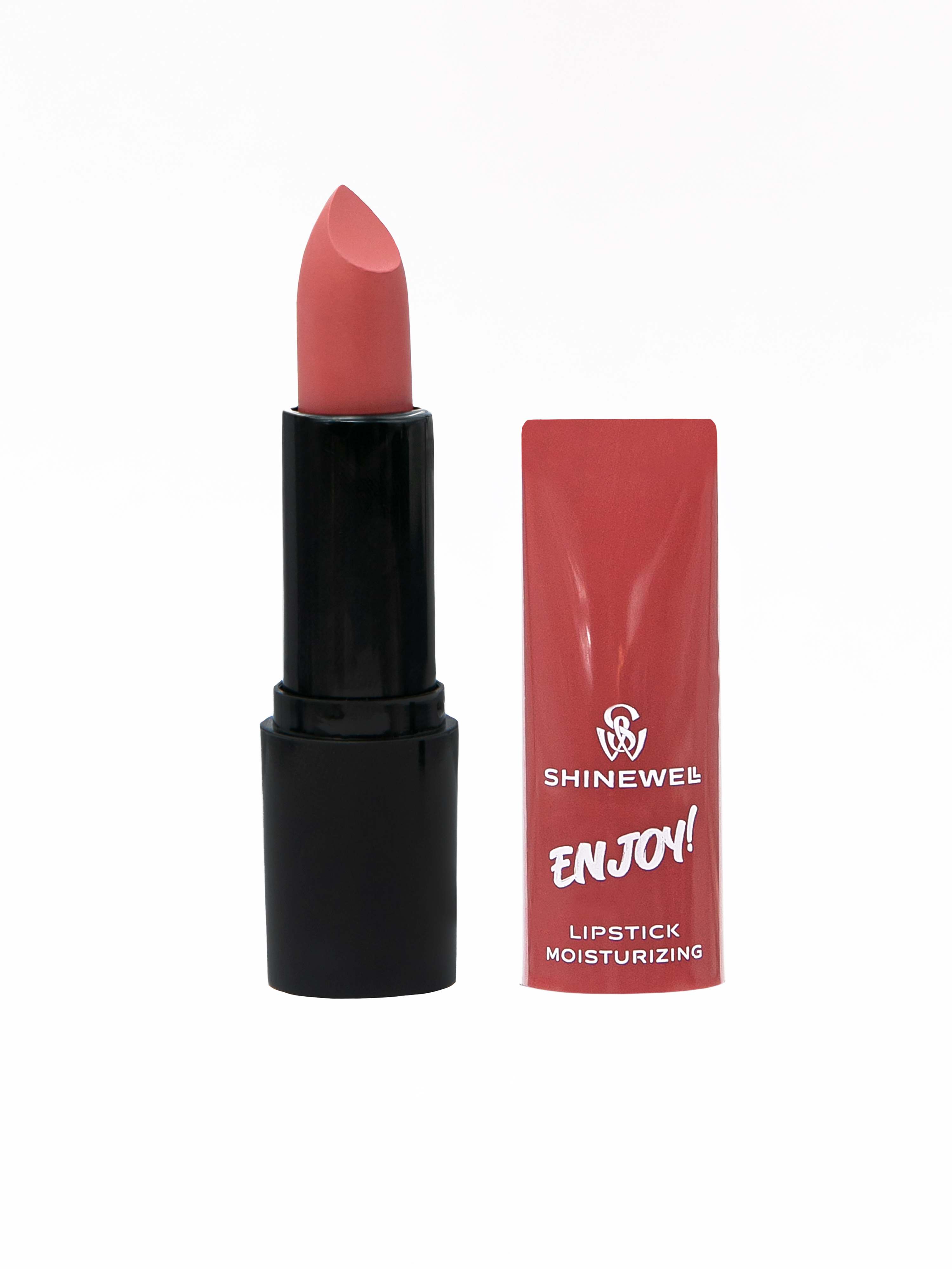 Помада для губ увлажняющая Enjoy SHINEWELL, тон 08 (розовый), 3 г. ZHEJIANG LIMEI COSMETICS CO., LTD NO.