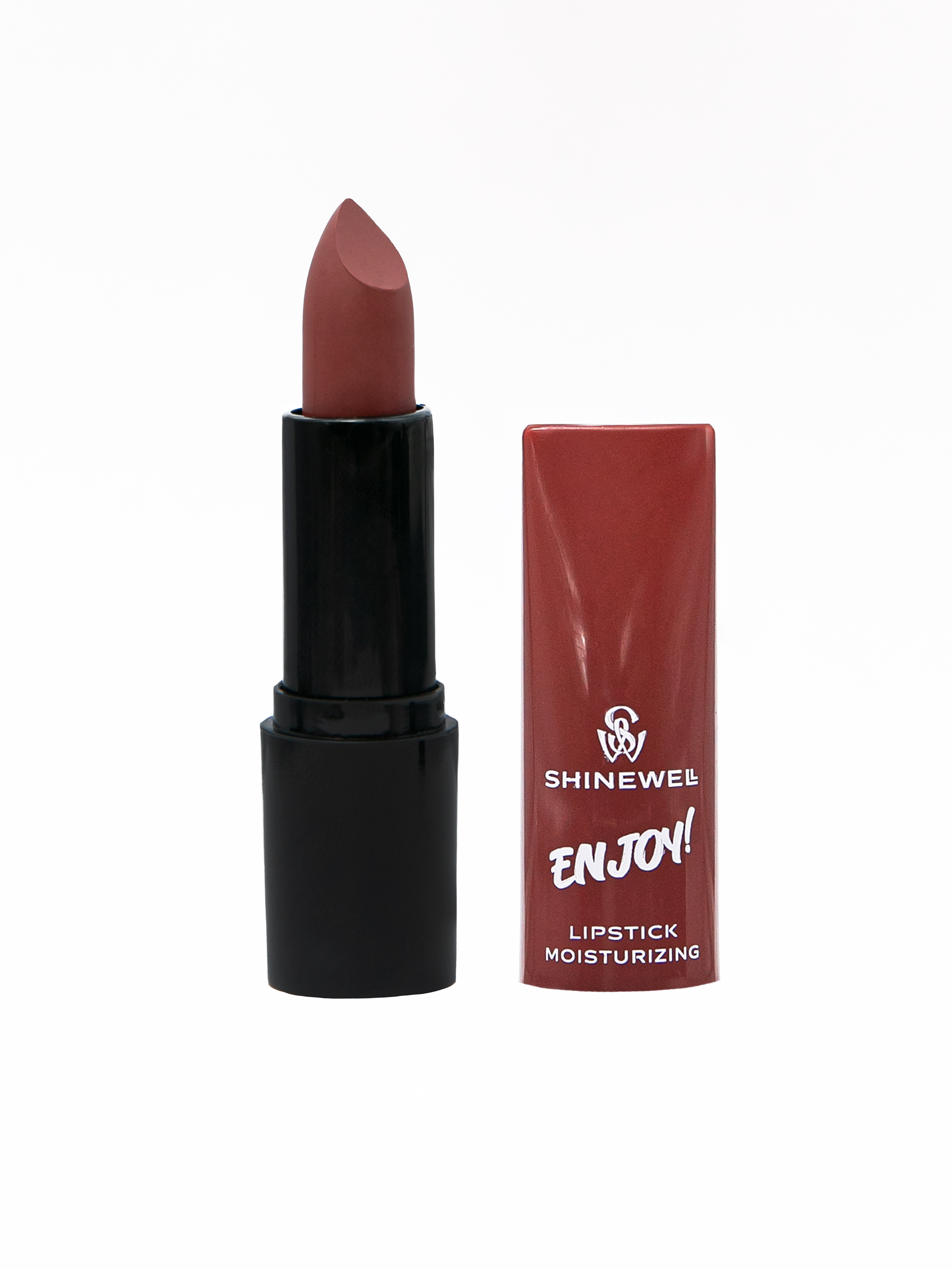 Помада для губ увлажняющая Enjoy SHINEWELL, тон 01 (терракотовый), 3 г. ZHEJIANG LIMEI COSMETICS CO., LTD NO.