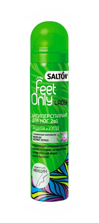 Антиперспирант Salton Feet Only Lady 2в1 д/ног, 150 мл Арнест АО
