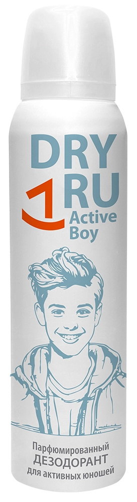 Дезодорант Dry Ru Active Boy парфюмированный д/мальчиков, 125 мл Арнест АО