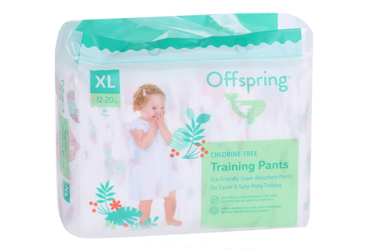 Трусики-подгузники Offspring XL (12-20 кг), 30 шт, Совы Фуджиян Блю Грейт Санитари Артиклс Ко Лтд