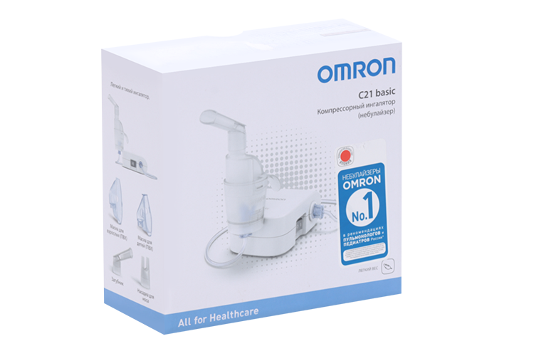 Небулайзер OMRON С21 Basic ингалятор компрессорный ОМРОН Хэлскэа Ко Лтд/Омрон Далань Ко Лтд/ОМРОН ХЭЛСКЭА МАНУФЭКТУРИНГ ВЬЕТНАМ КО ЛТД