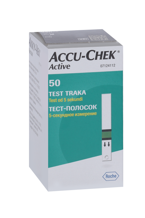 Тест-полоски Акку-Чек Актив д/глюкометра, 50 шт Рош Диагностика ГмбХ/Рош Диабетс Кеа Гмбх