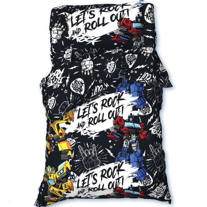 Постельное белье 1,5 сп Lets rock Transformers 143х215 см 150х214 см 50х70 см -1 шт Савостьянов А.А. ИП
