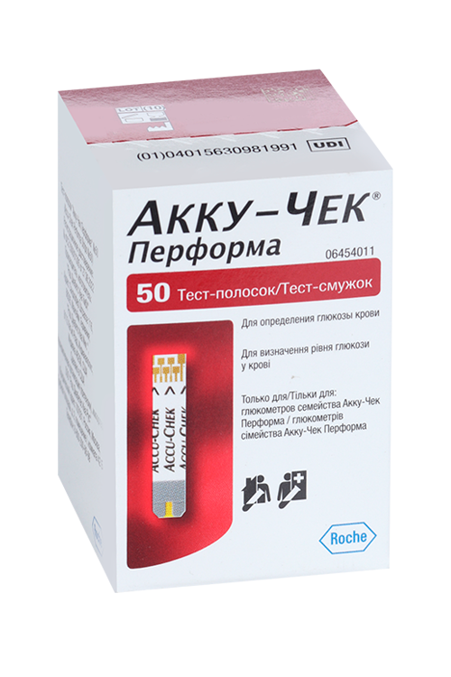 Тест-полоски Акку-Чек Перформа д/глюкометра, 50 шт Рош Диагностика ГмбХ/Рош Диабетс Кеа Гмбх