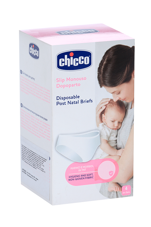 Трусики Chicco послерод однораз гигиенич из неткан матер р 42-44, 4 шт, (1137000300) Артсана СпА