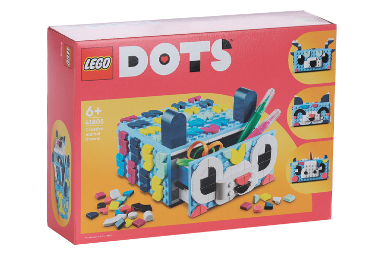 Конструктор LEGO DOTS ящик для творчества Животные Лего Система А/С