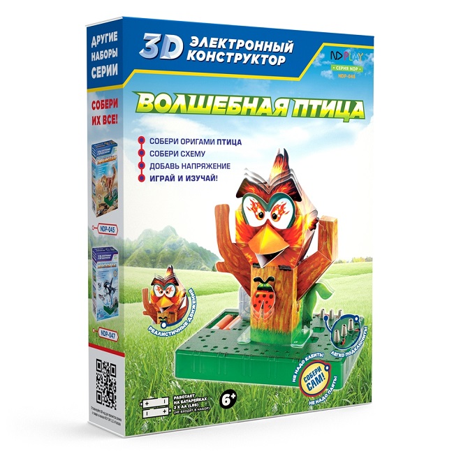 Электронный 3D-конструктор ND Play волшебная птица Арстар Электроникс Ко Лтд