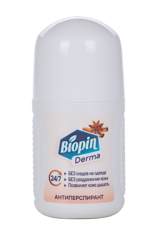 Антиперспирант Biopin Derma Пряный микс, 50 мл Биопин Фарма ООО