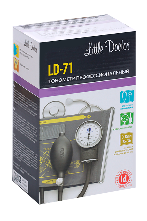 Тонометр мех Эл Ди-71 Little Doctor International (S) Pte LTD/Little Doctor Electronic (Nantong) Co Ltd
