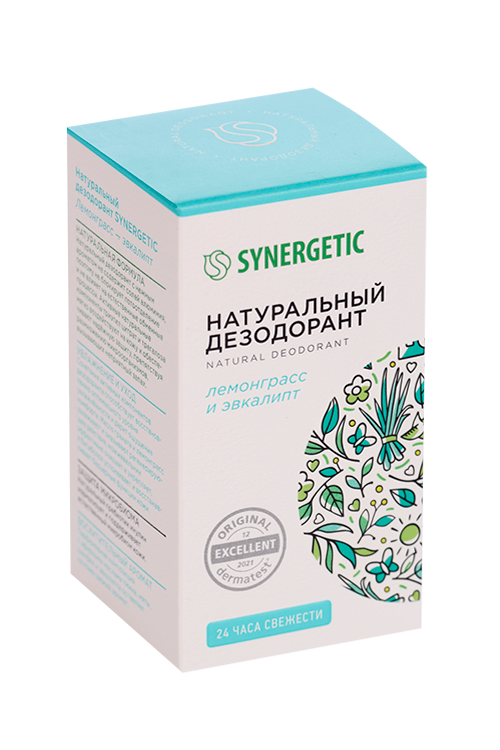 Дезодорант SYNERGETIC лемонграсс-эвкалипт натурал, 50 мл Синергетик ООО