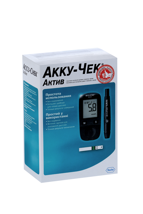 Глюкометр Акку-Чек Актив Рош Диагностика ГмбХ/Рош Диабетс Кеа Гмбх