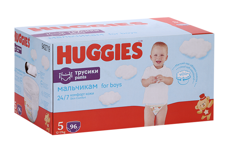Трусики-подгузники Хаггис Дисней Бокс д/мал 5 (12-17 кг), 96 шт Кимберли Кларк