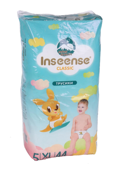 Трусики-подгузники Inseense Classic XL (12-17 кг), 44 шт, голуб Драйлок Технолоджиз ООО