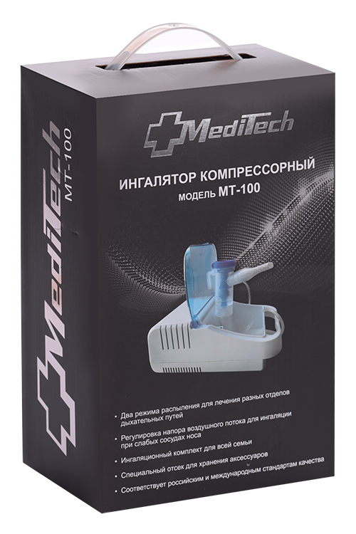 Ингалятор Медитеч MT-100 компрессорный Медикал Текнолоджи Продактс Инк
