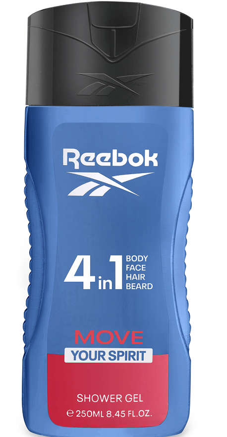 Гель для душа REEBOK для мужчин Move Your Spirit, 250 ml TAILORED PERFUMES S.L.