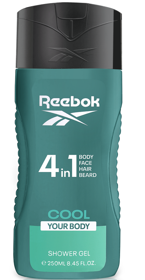 Гель для душа REEBOK для мужчин Cool Your Body, 250 ml TAILORED PERFUMES S.L.